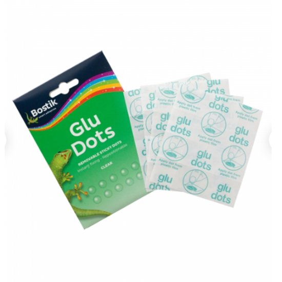 Bostik Removable Clear Glu Dots 64pk