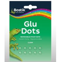 Bostik Removable Clear Glu Dots 64pk