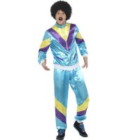 80s Height Of Fashion Blue Shell Suit Costumes
