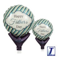 5" Happy Fathers Day Upright Balloons
