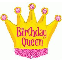 (image for) Birthday Queen Supershape Balloons