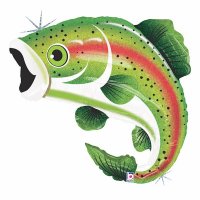 (image for) Rainbow Trout Fish Supershape Balloons