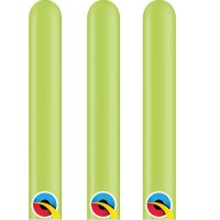 (image for) 160Q Lime Green Modelling Balloons 100pk