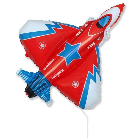 (image for) 14" Red Superfighter Mini Shape Air Filled Balloons