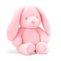 (image for) 20cm Keeleco Pink Baby Girl Bunny Soft Toy