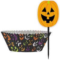 (image for) Pumpkin Faces Cupcake Kits 24pk