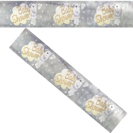 (image for) Baby Shower Bear Foil Banner