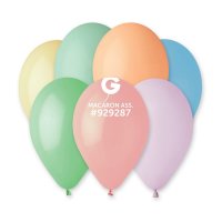 (image for) 13" Pastel Assorted Latex Balloons 50pk