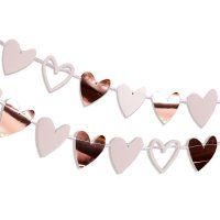 (image for) Valentines Open Hearts Paper Garlands