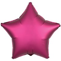 (image for) 18" Silk Lustre Pomegranate Star Foil Balloons