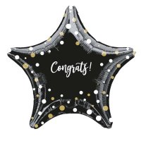 (image for) 18" Congrats Star Foil Balloons