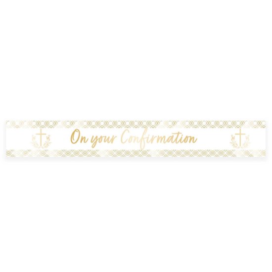 (image for) Botanical Celebration Confirmation Foil Banner