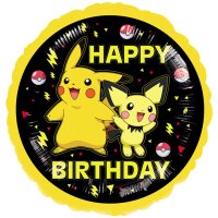 18" Happy Birthday Pokemon Foil Balloons