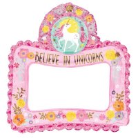 Magical unicorn Inflatable Foil Selfie Frame