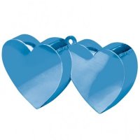 Royal Blue Double Heart Balloon Weight 6oz
