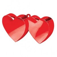 Red Double Heart Balloon Weight 6oz