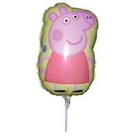 9" Peppa Pig Mini Shape Balloons