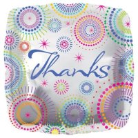 (image for) 18" Thanks Dots Foil Balloons