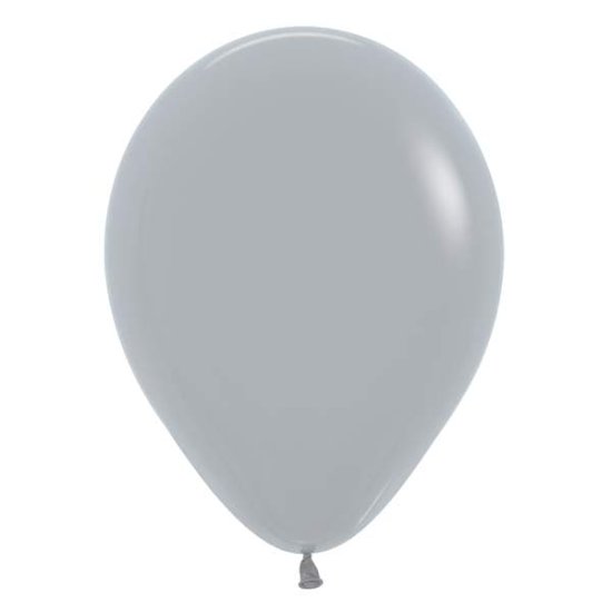 (image for) 12" Fashion Grey Latex Balloons 50pk