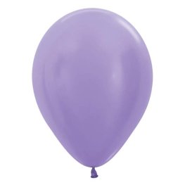 (image for) 12" Satin Lilac Latex Balloons 50pk