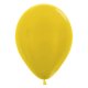 (image for) 12" Metallic Yellow Latex Balloons 50pk