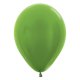 (image for) 12" Metallic Lime Green Latex Balloons 50pk