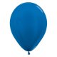 (image for) 12" Metallic Blue Latex Balloons 50pk