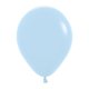 (image for) 5" Pastel Matte Blue Latex Balloons 100pk