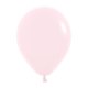 (image for) 12" Pastel Matte Pink Latex Balloons 50pk