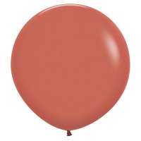 24" Fashion Terracotta Latex Balloons 3pk
