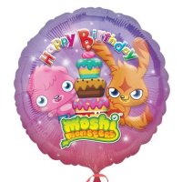 18" Moshi Monsters Happy Birthday Foil Balloons