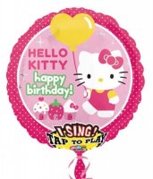 Hello Kitty Sing A Tune Birthday Foil Balloons