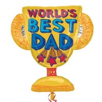 Best Dad Trophy Supershape Balloons
