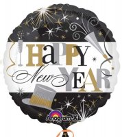 (image for) 18" Elegant Celebration New Year Foil Balloons