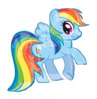 (image for) My Little Pony Rainbow Supershape Balloons