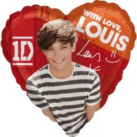 18" Louis One Direction Foil Balloons