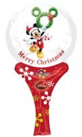 6" Mickey Christmas Inflate A Fun Air Filled Foil Balloons