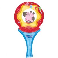(image for) 6" Peppa Pig Inflate A Fun Air Filled Foil Balloons
