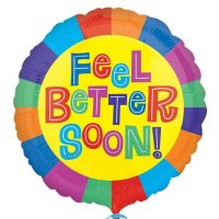(image for) 18" Bright Feel Better Soon Foil Balloons