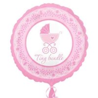 18" Celebrate Baby Girl Foil Balloons