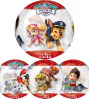 (image for) Paw Patrol Chase & Marshall Clear Orbz Foil Balloons
