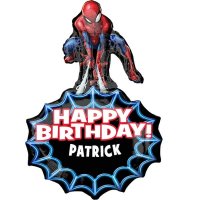 SpiderMan Personalised Shape Balloons