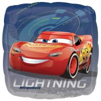 18" Cars 3 Lightning McQueens Foil Balloons