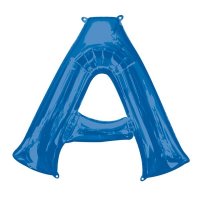 (image for) Blue Letter A Supershape Balloons