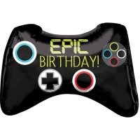 Epic Birthday Game Controller Supershape Balloons