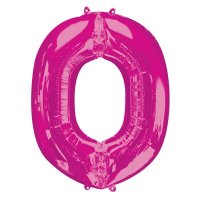 16" Pink Letter O Air Fill Balloons