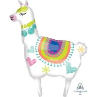 (image for) Llama Supershape Balloons
