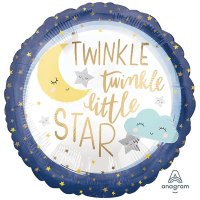 18" Twinkle Little Star Foil Balloons