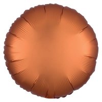 (image for) 18" Satin Luxe Amber Circle Foil Balloons