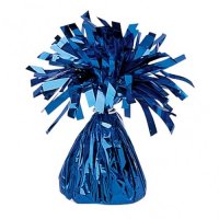 Blue Fringed Foil Balloon Weights 6oz